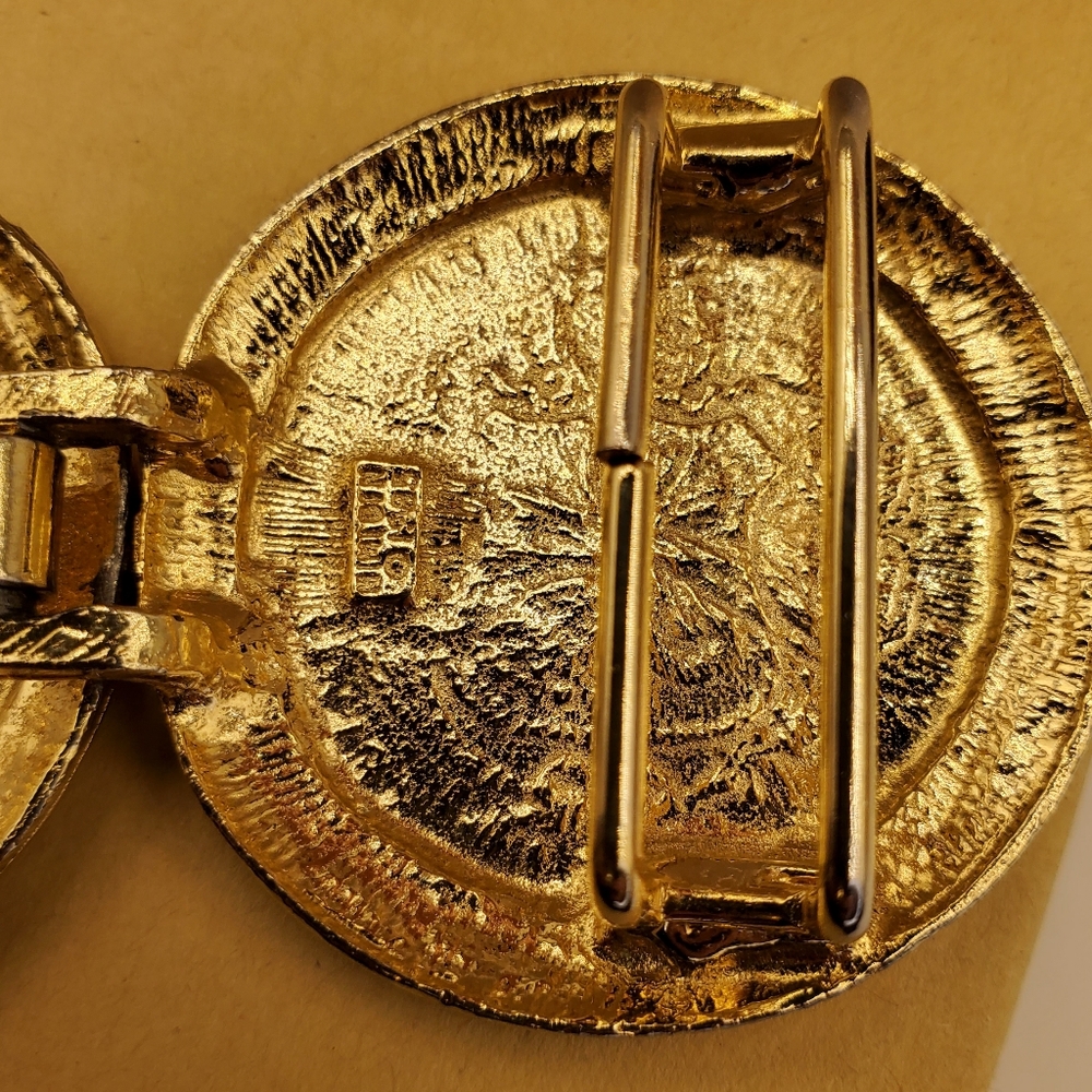 MIMI DI N RARE 1985 Coin Belt Buckle - Picture 3 of 11